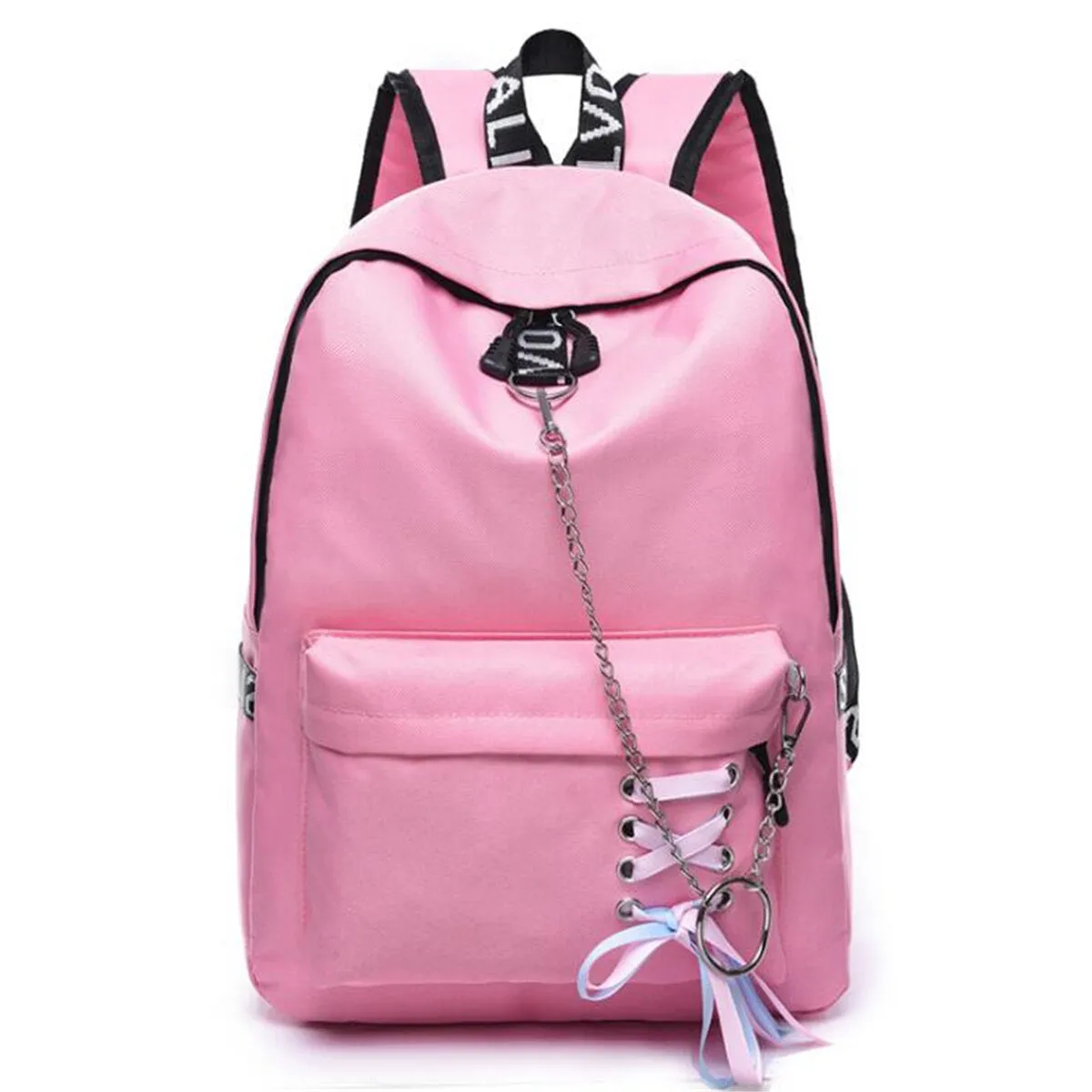17L Outdoor Travel Backpack Waterproof Nylon School Rucksack Girls Women Bag With Headphone Jack