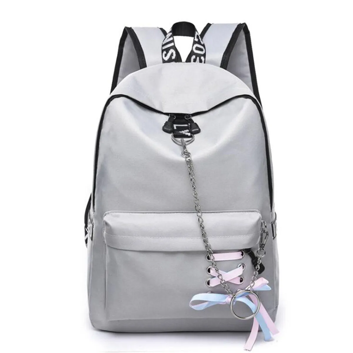 17L Outdoor Travel Backpack Waterproof Nylon School Rucksack Girls Women Bag With Headphone Jack