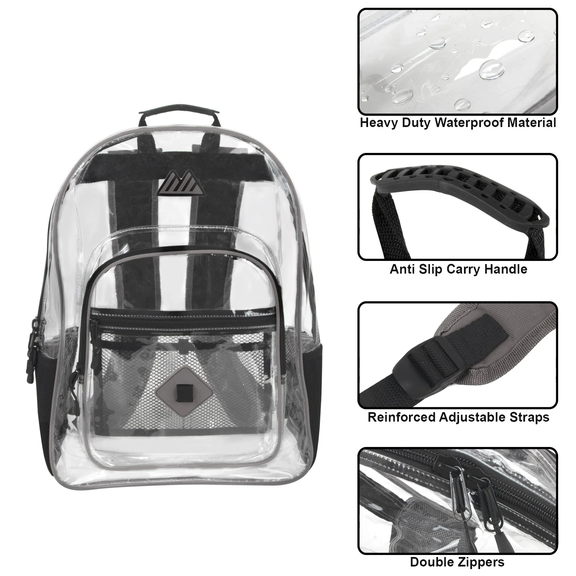 18-Inch Summit Ridge Clear Backpack