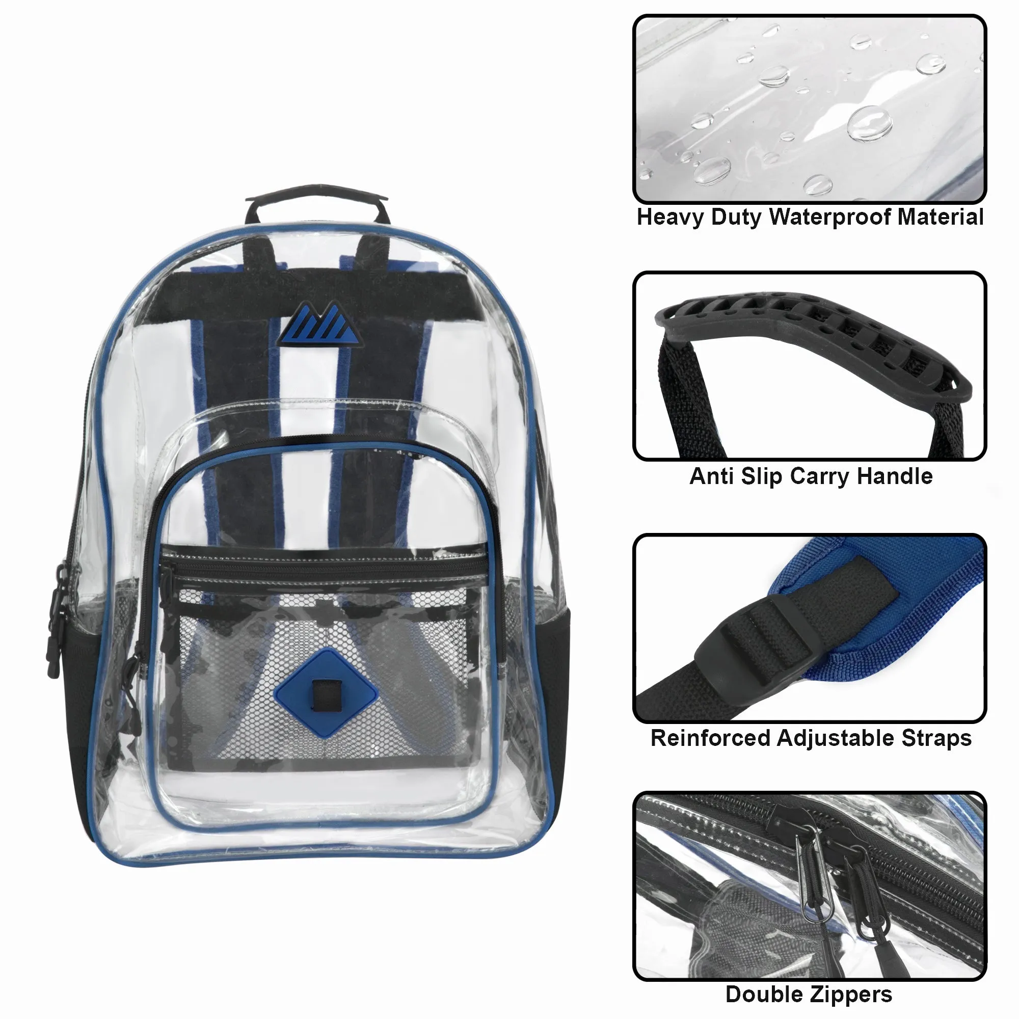 18-Inch Summit Ridge Clear Backpack