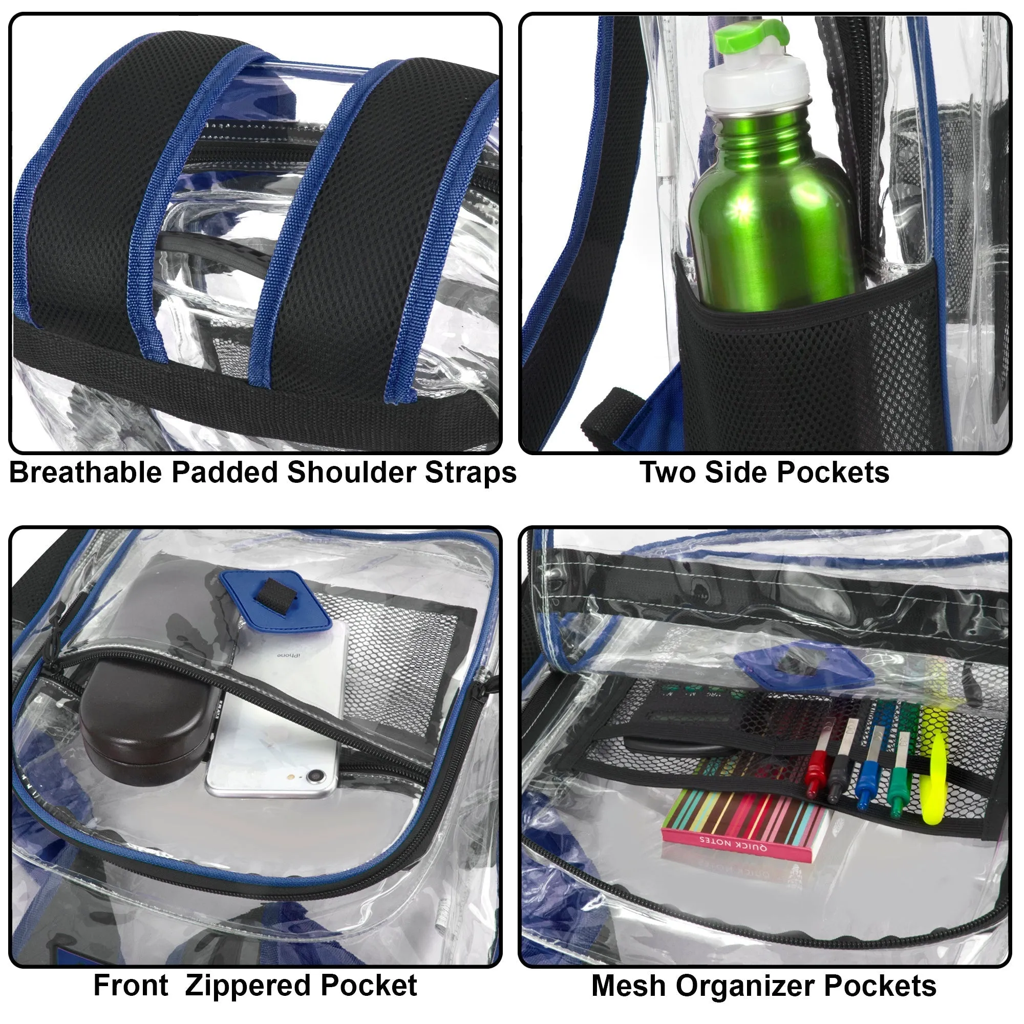 18-Inch Summit Ridge Clear Backpack