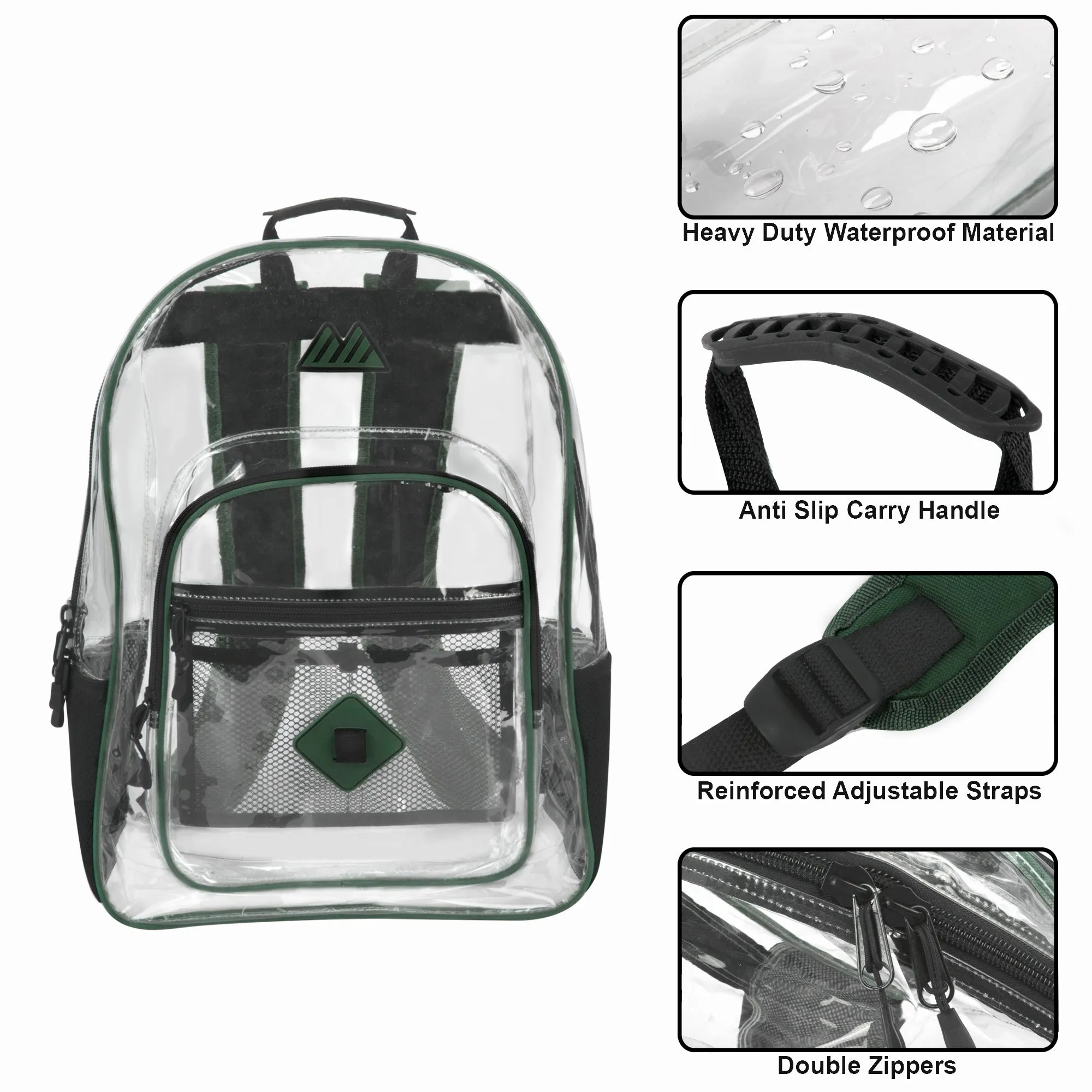 18-Inch Summit Ridge Clear Backpack