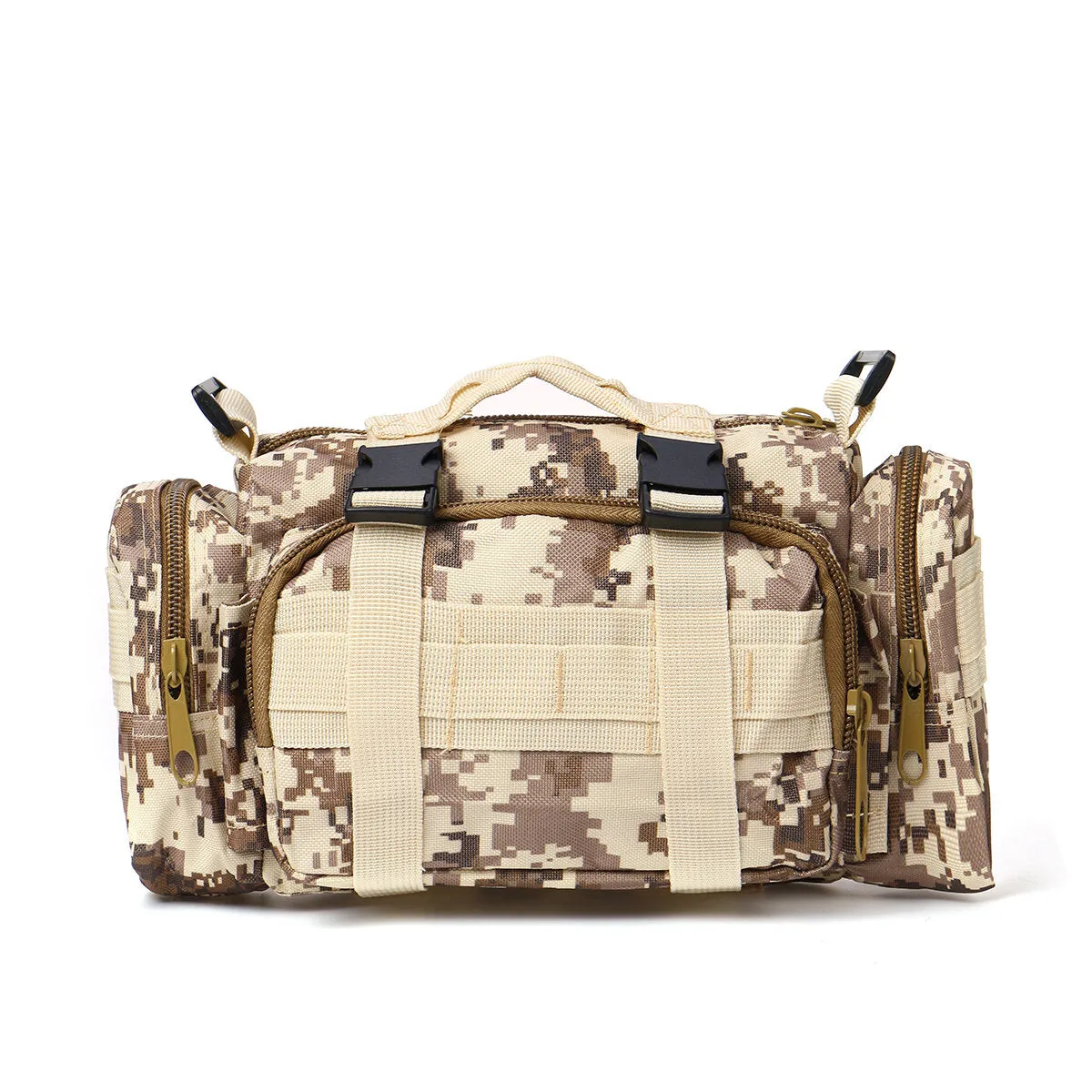 600D Oxford Cloth Waist Bag Waterproof Tactical Pouch Shoulder Bag Handbag Outdoor Camping Hunting