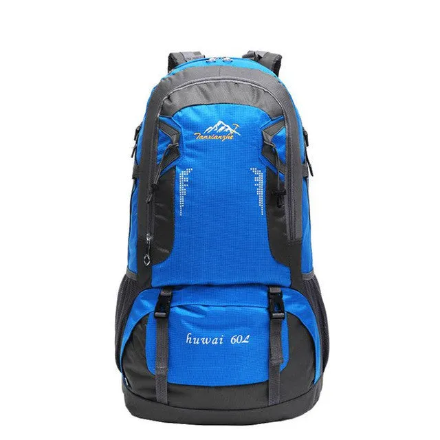 60L Pro Outdoor Hiking Bag Camping Travel Waterproof Mountaineering Backpack  Outdoor Travel Sport Hiking Bag#