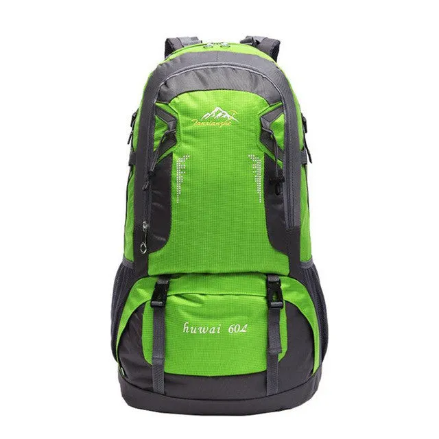 60L Pro Outdoor Hiking Bag Camping Travel Waterproof Mountaineering Backpack  Outdoor Travel Sport Hiking Bag#