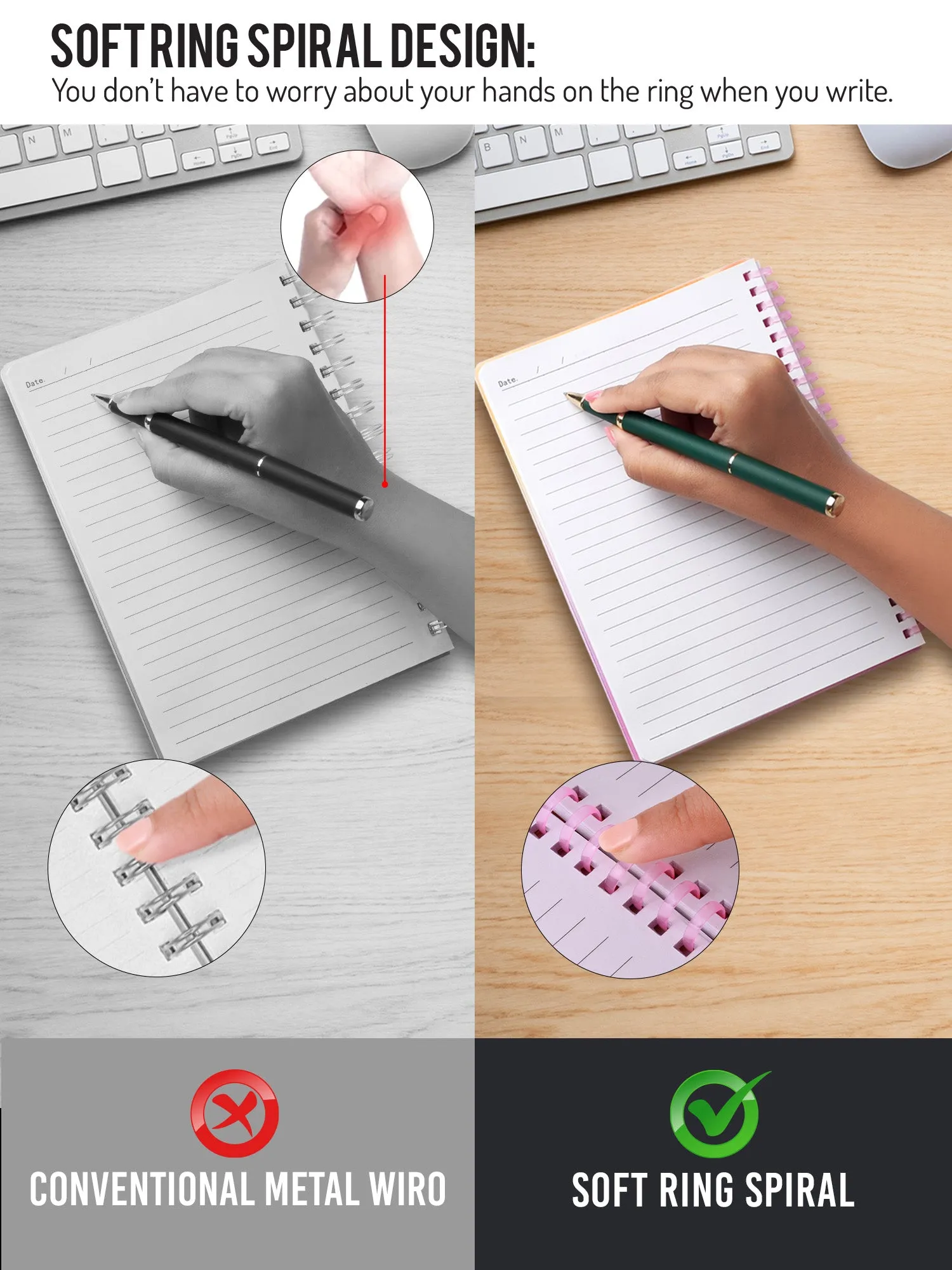 A5 Soft Spiral Bound Notebook - Manifestation
