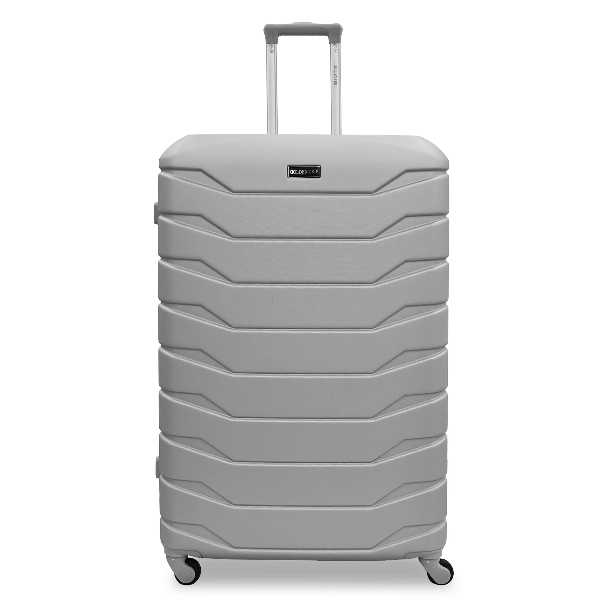 Armoured Expandable 4Pc Abs Luggage Set (20/24/28/32")