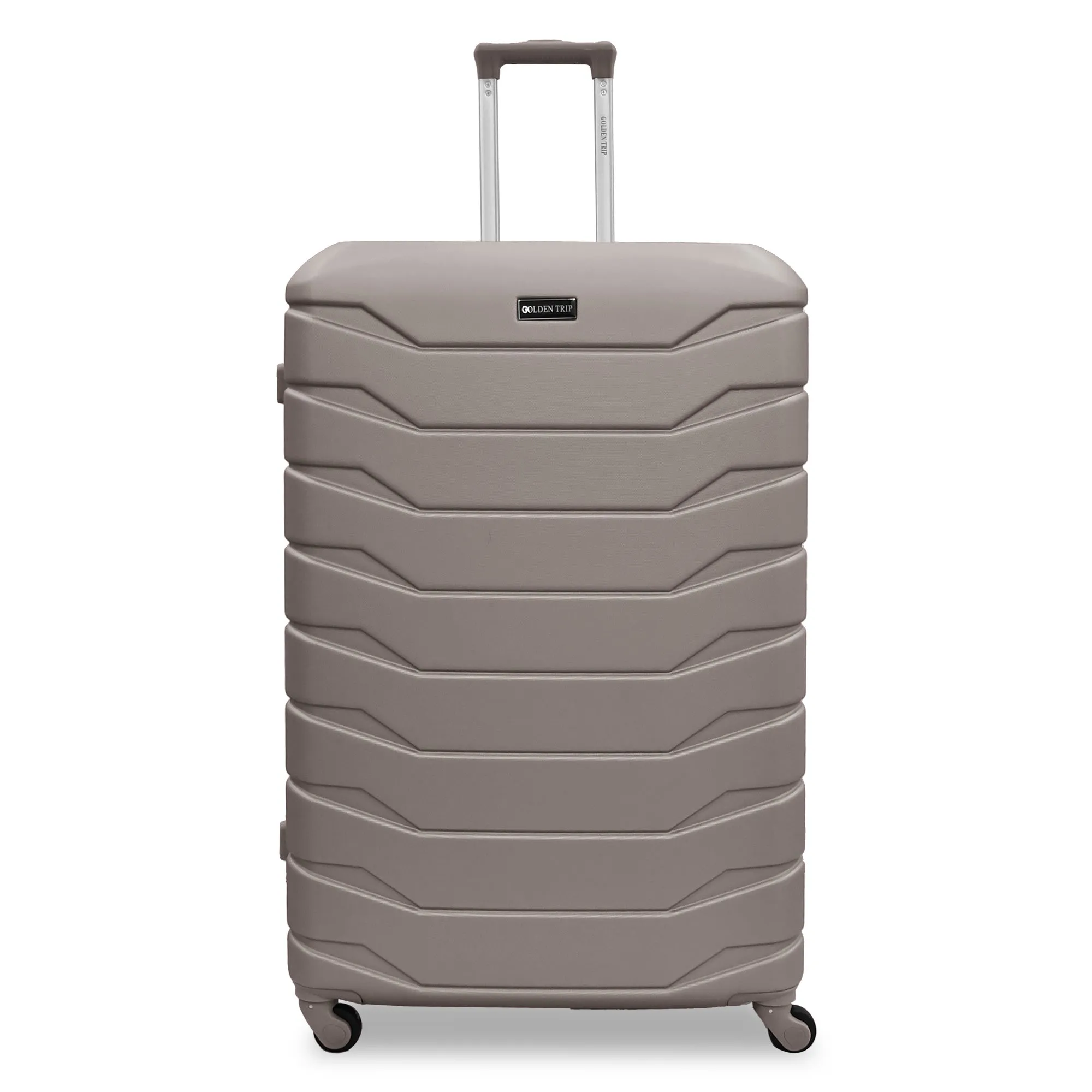 Armoured Expandable 4Pc Abs Luggage Set (20/24/28/32")
