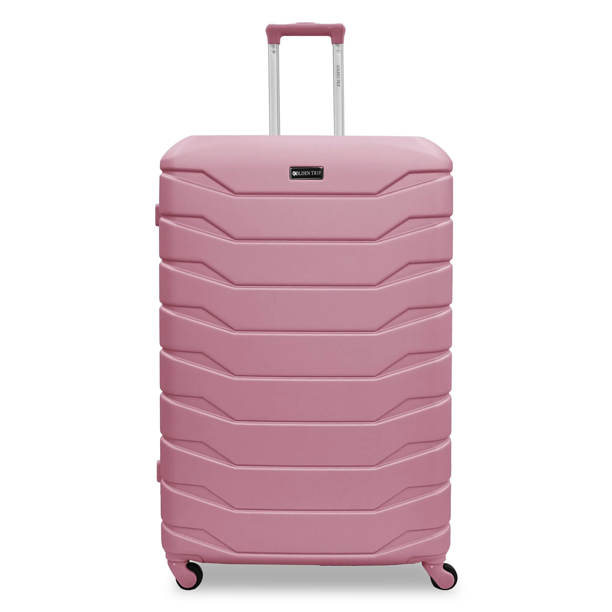 Armoured Expandable 4Pc Abs Luggage Set (20/24/28/32")