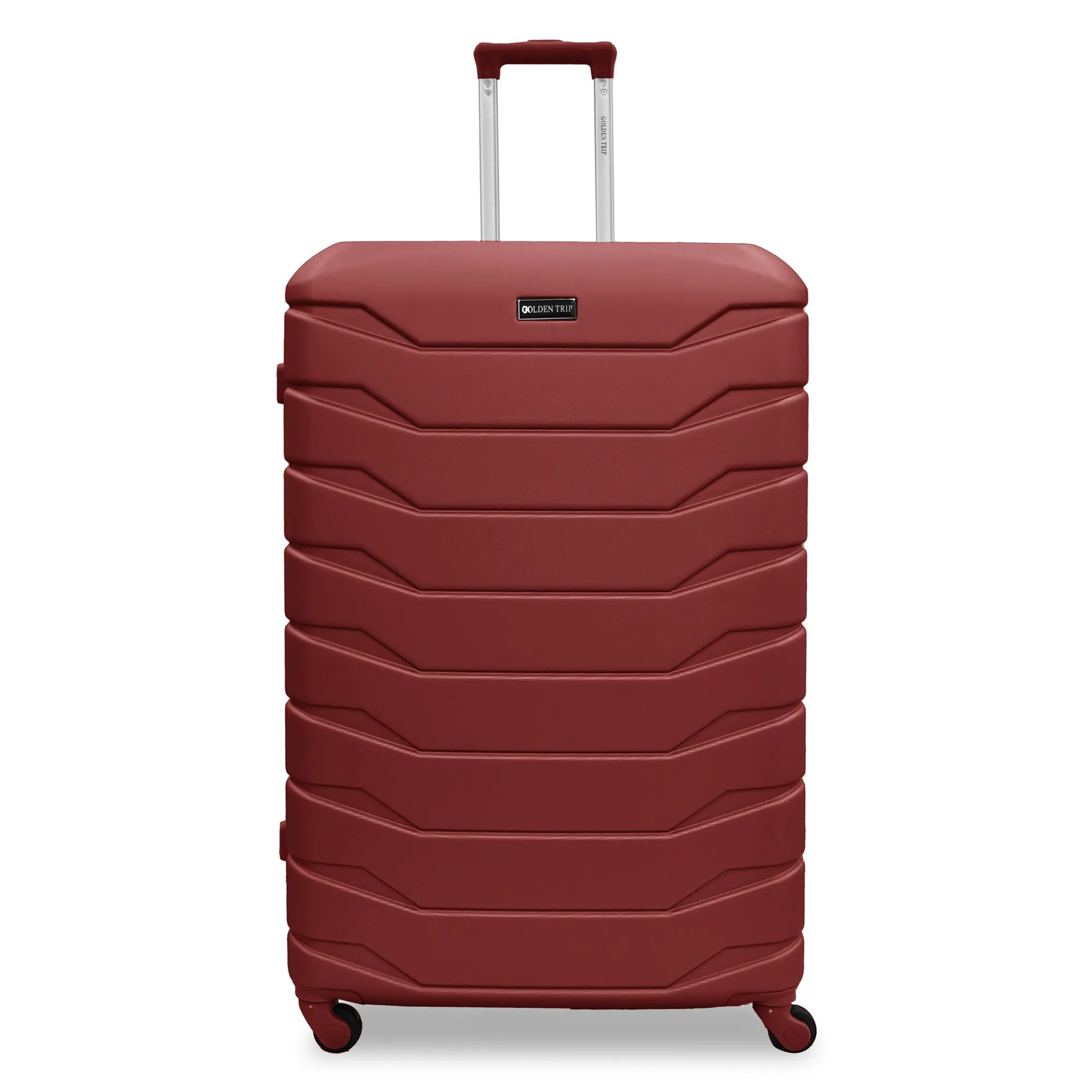 Armoured Expandable 4Pc Abs Luggage Set (20/24/28/32")