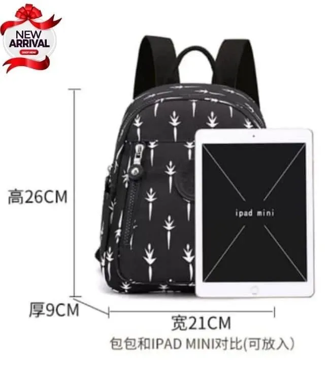 Backpack Women's School Backpack for Teenage Girls Waterproof Nylon Bagpack Travel Bags