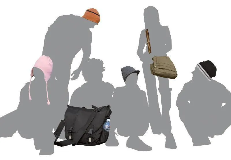 Ballistic Poly Messenger Bag