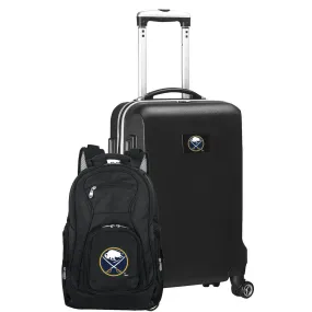 Buffalo Sabres Deluxe 2-Piece Backpack and Carry-on Set in Black