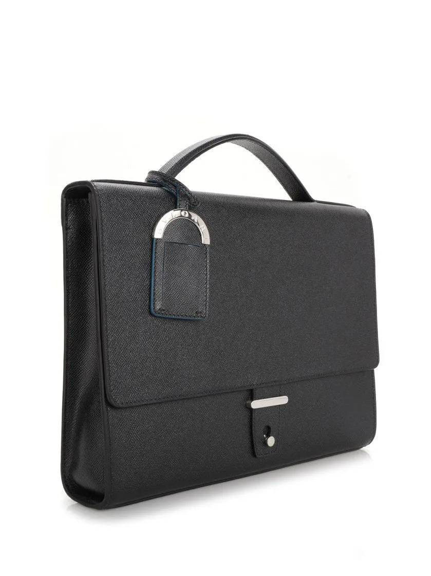 Bulgari Leather Briefcase