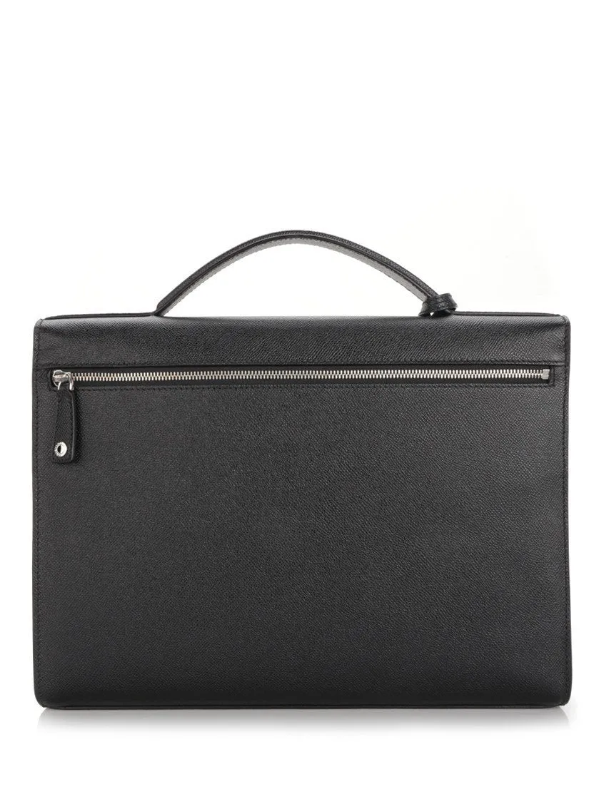 Bulgari Leather Briefcase
