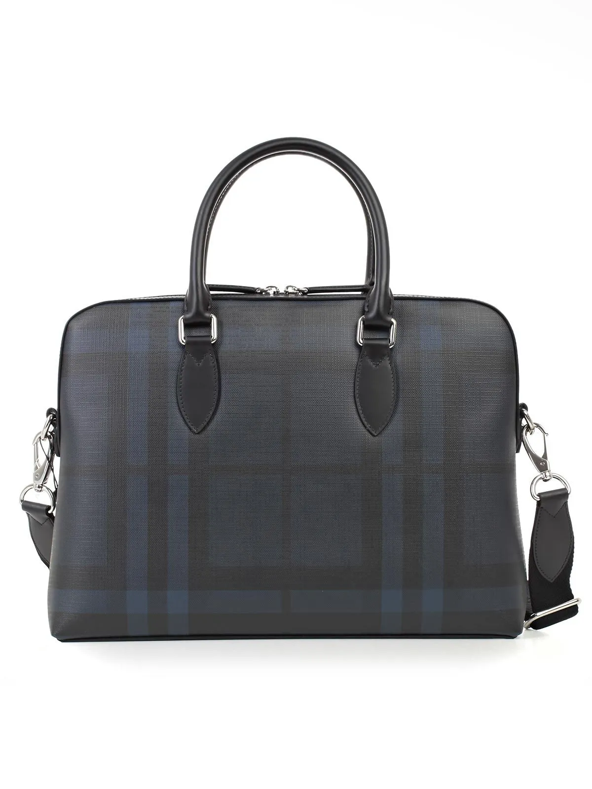 Burberry Check Printed Briefcase Bag