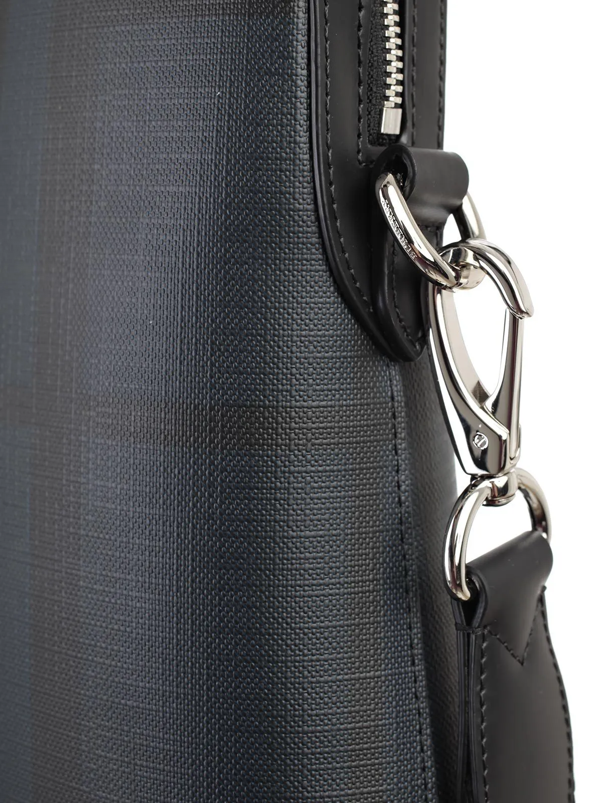 Burberry Check Printed Briefcase Bag