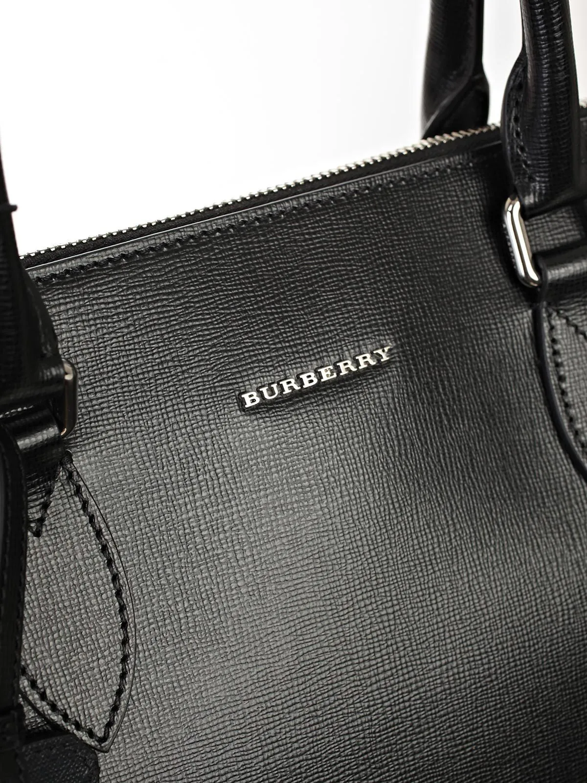 Burberry Leather Briefcase Bag