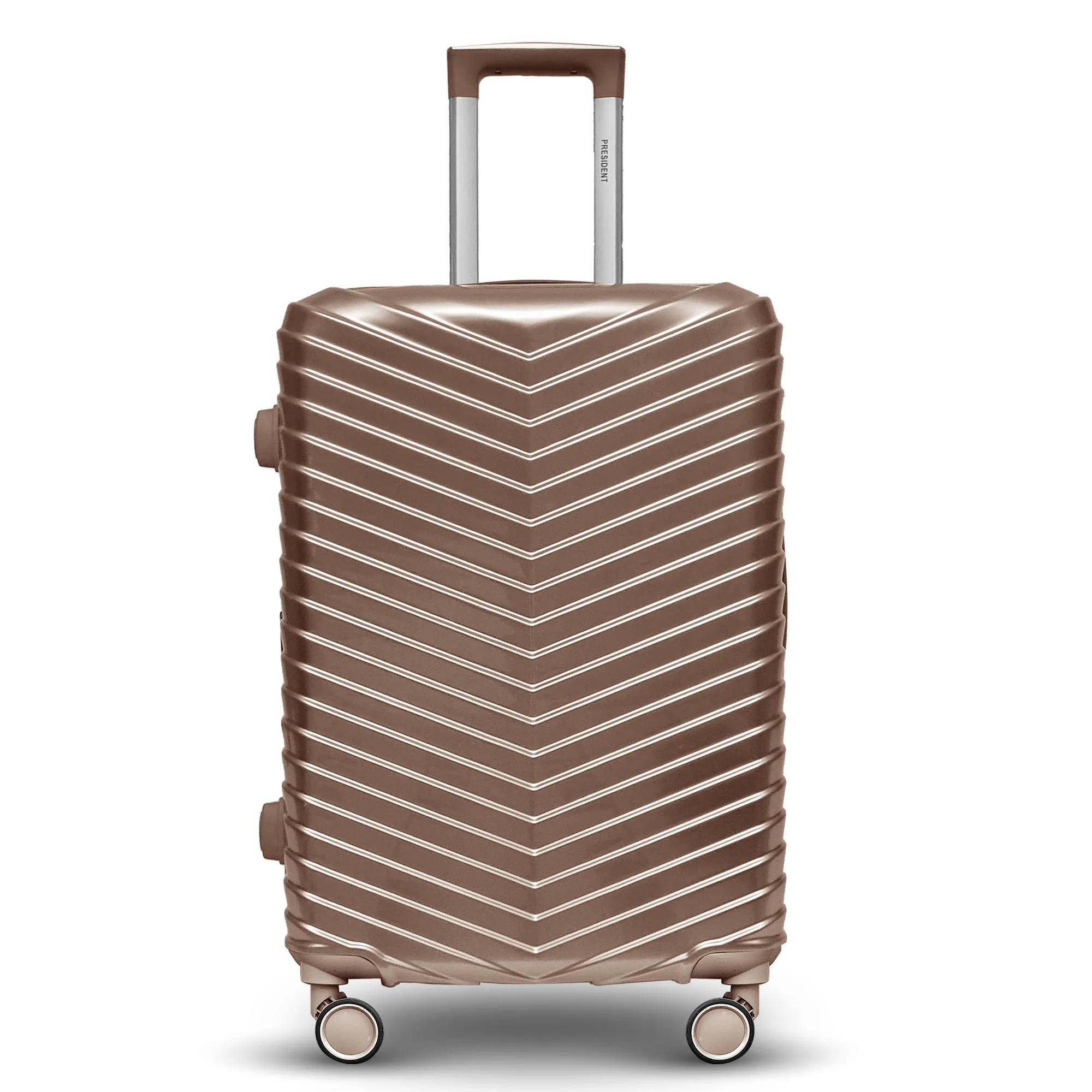 Chevron President PolyCarbonate 3pc Set Luggage (28"/24"/20")