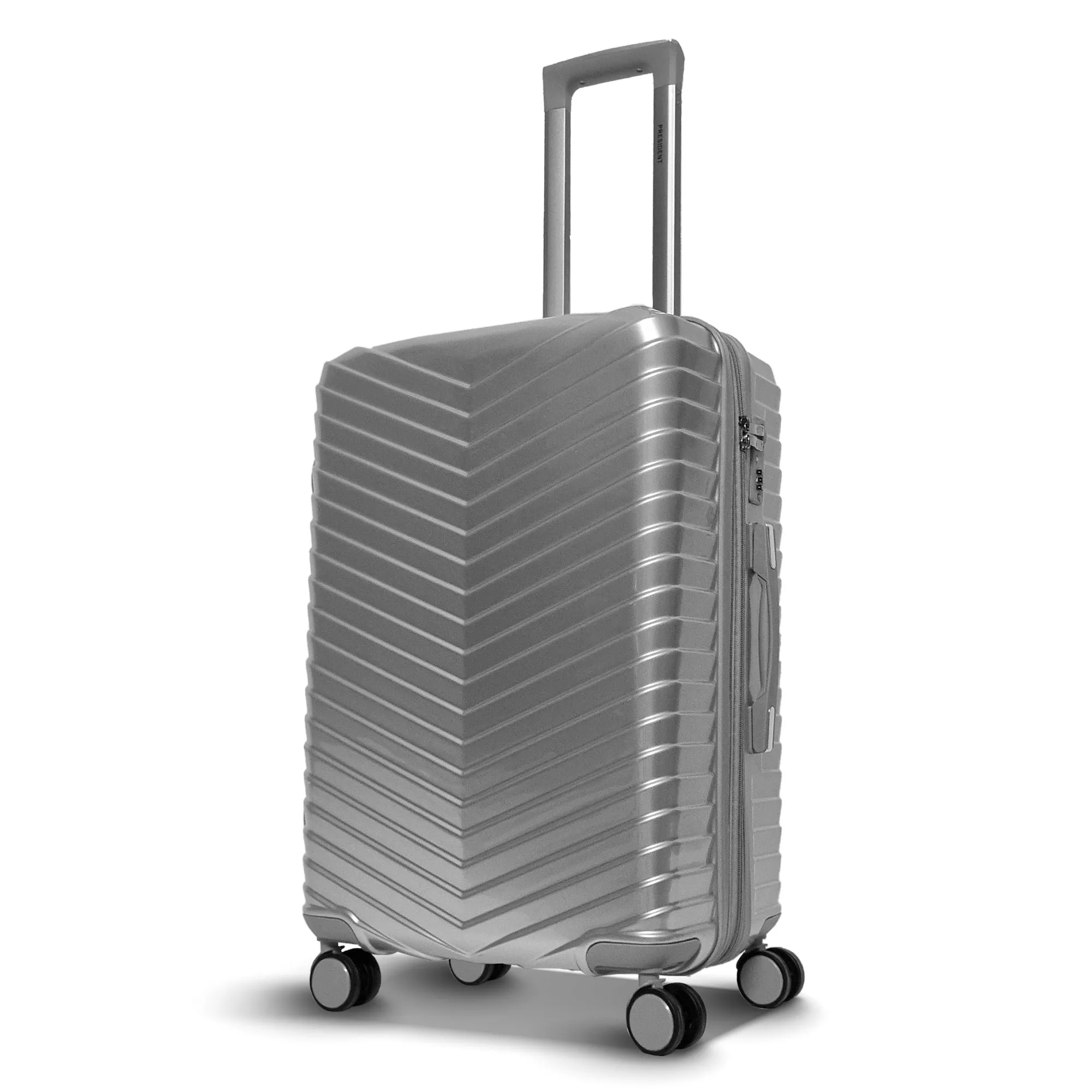 Chevron President PolyCarbonate 3pc Set Luggage (28"/24"/20")