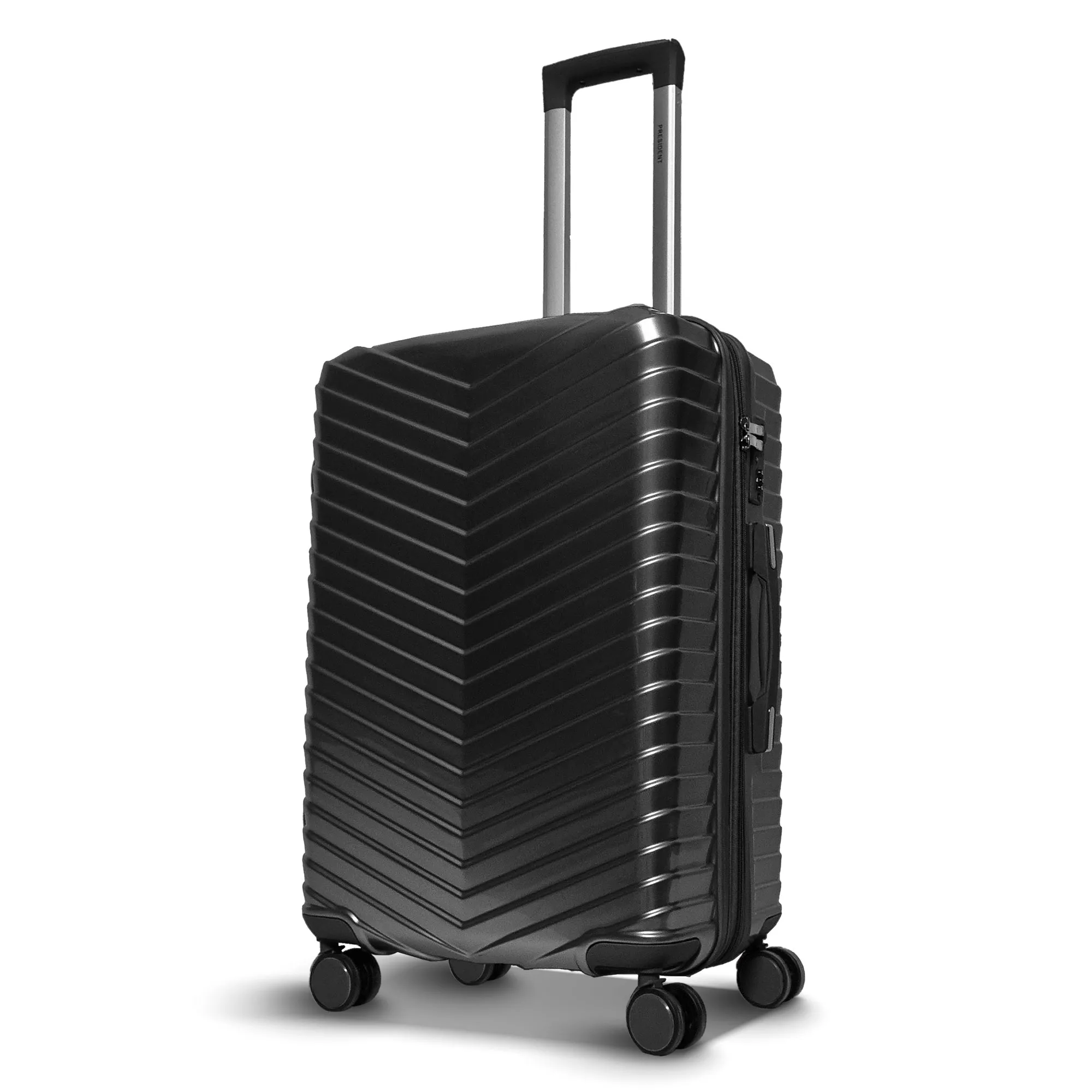 Chevron President PolyCarbonate 3pc Set Luggage (28"/24"/20")