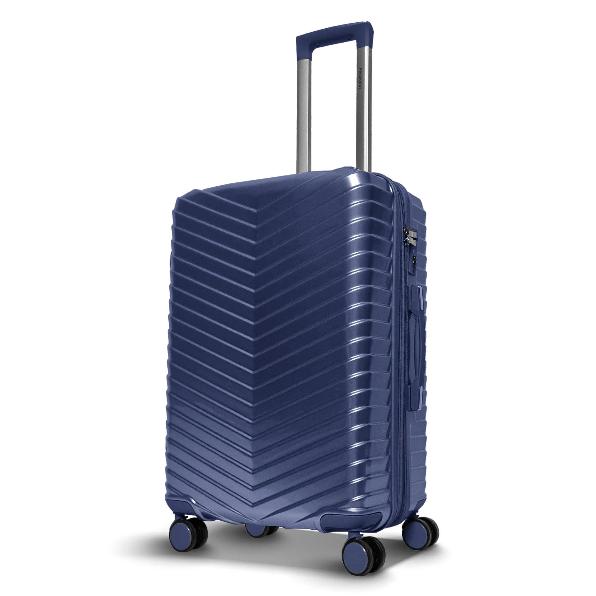 Chevron President PolyCarbonate 3pc Set Luggage (28"/24"/20")