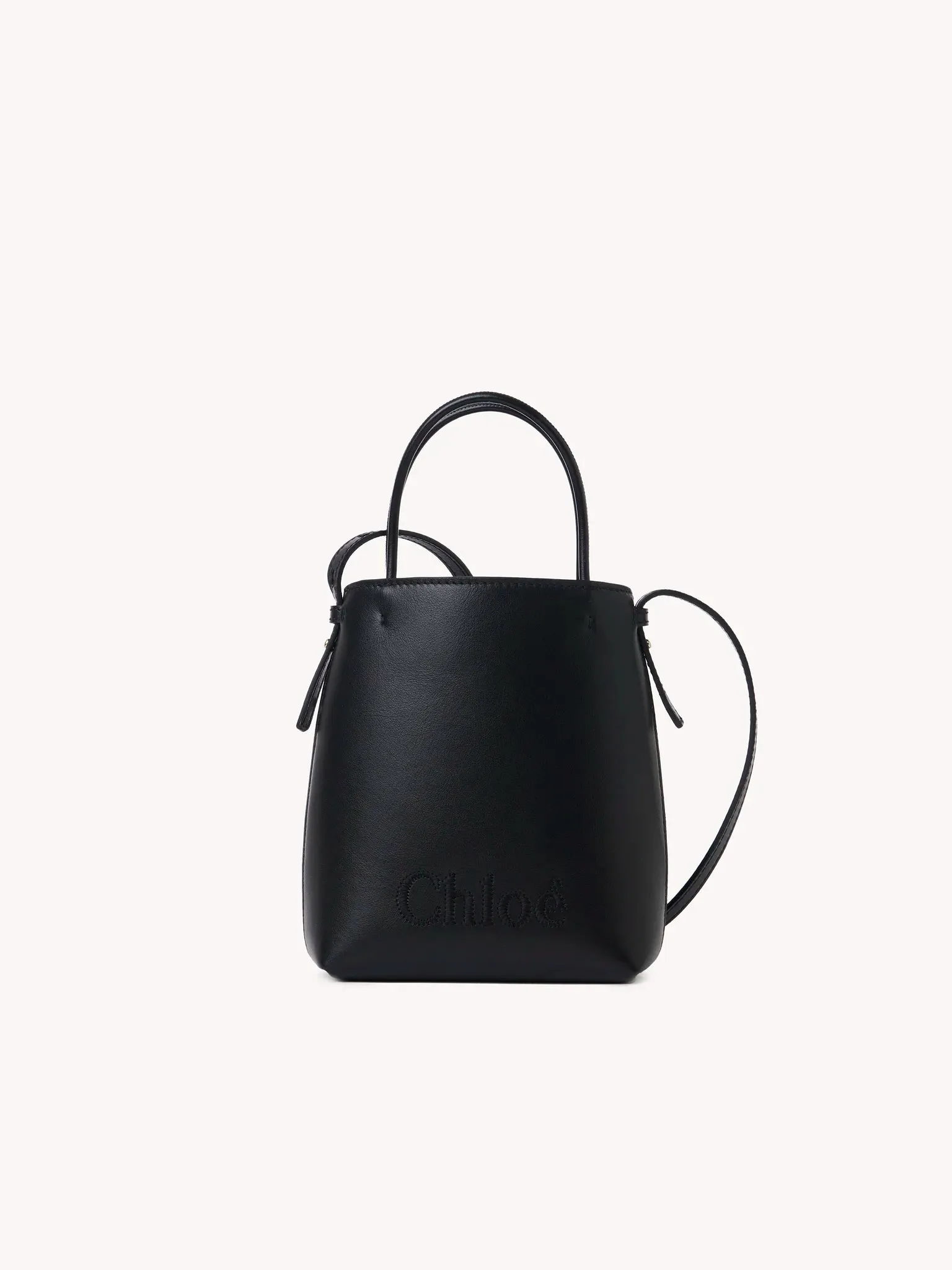 CHLOÉ SENSE BUCKET BAG BLACK