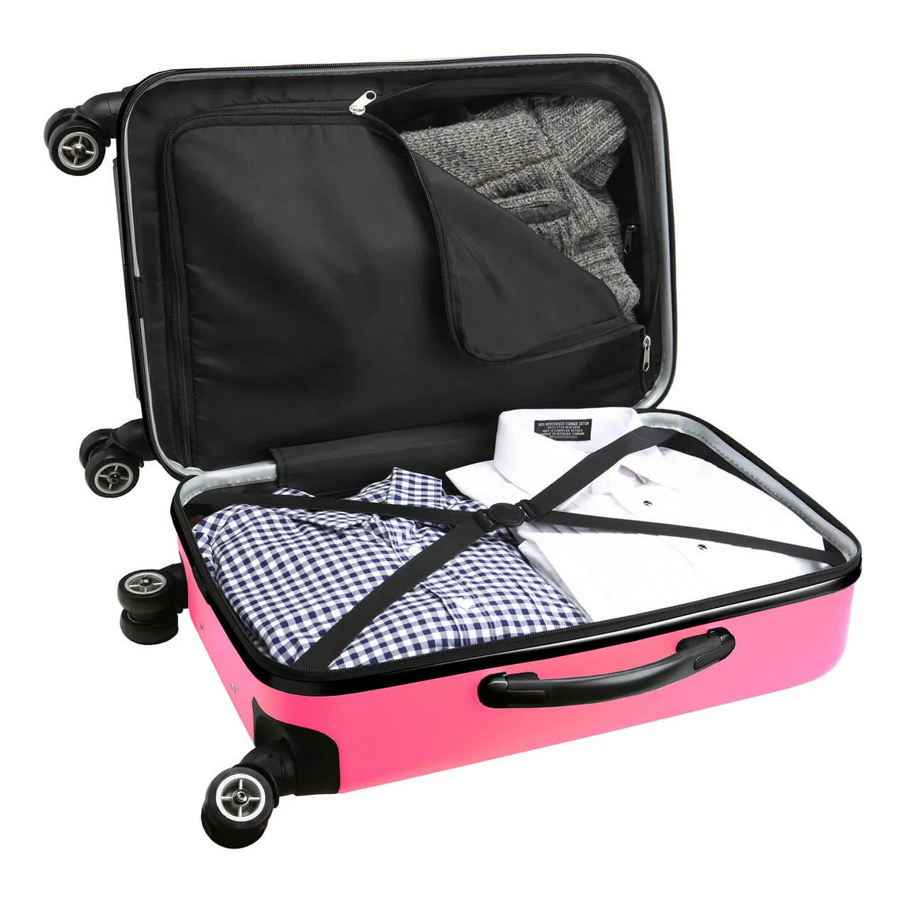 Cleveland Browns 20" Pink Domestic Carry-on Spinner
