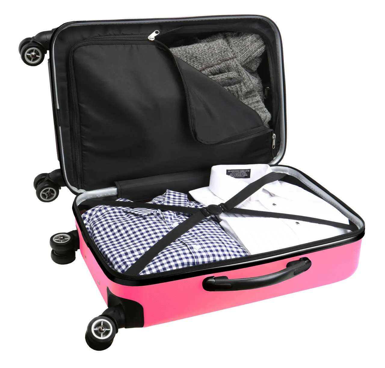 Cleveland Browns 20" Pink Domestic Carry-on Spinner