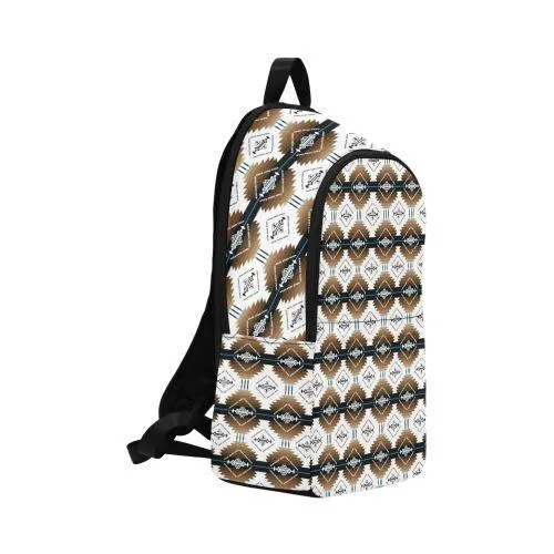 Cofitichequi White Fabric Backpack for Adult