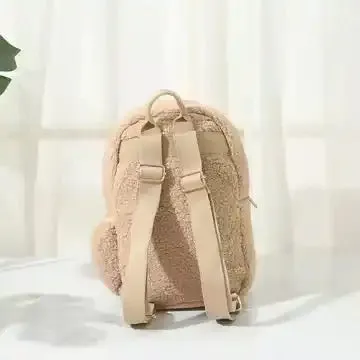 Cream Teddy Backpack | 3 Colours