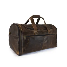 DayTrekr Distressed Leather Duffel