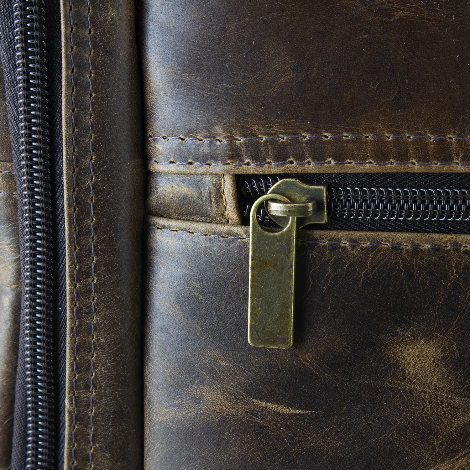 DayTrekr Distressed Leather Duffel
