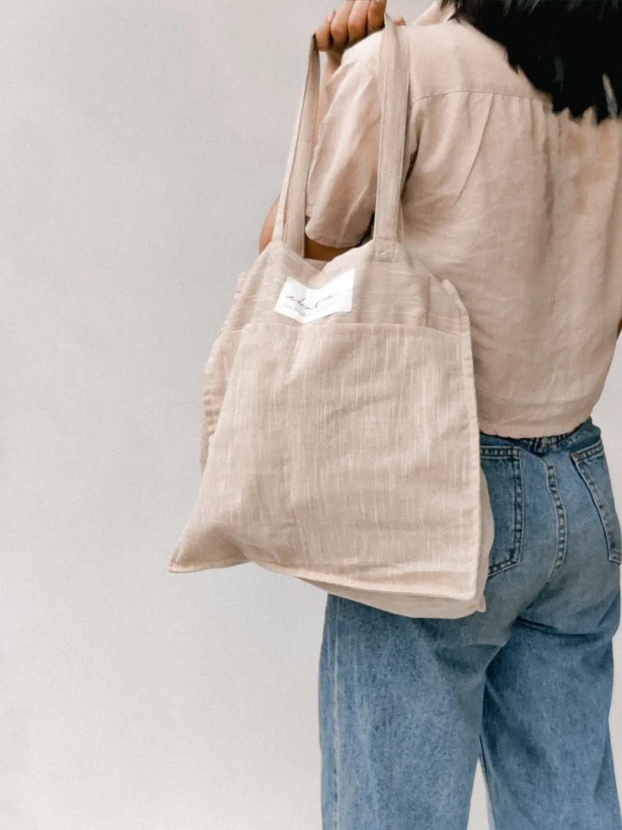 Ekatra Tote Bags with pockets - Eco Friendly