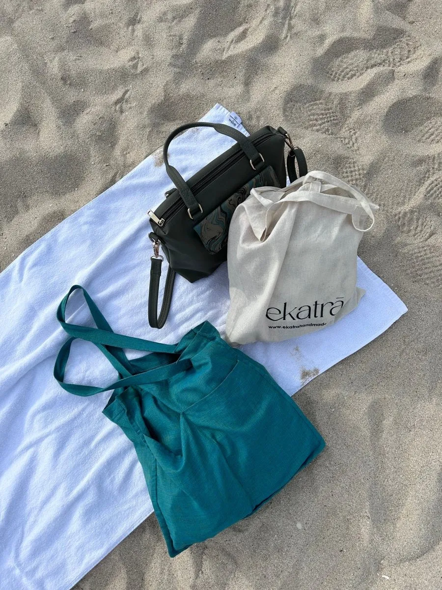 Ekatra Tote Bags with pockets - Eco Friendly