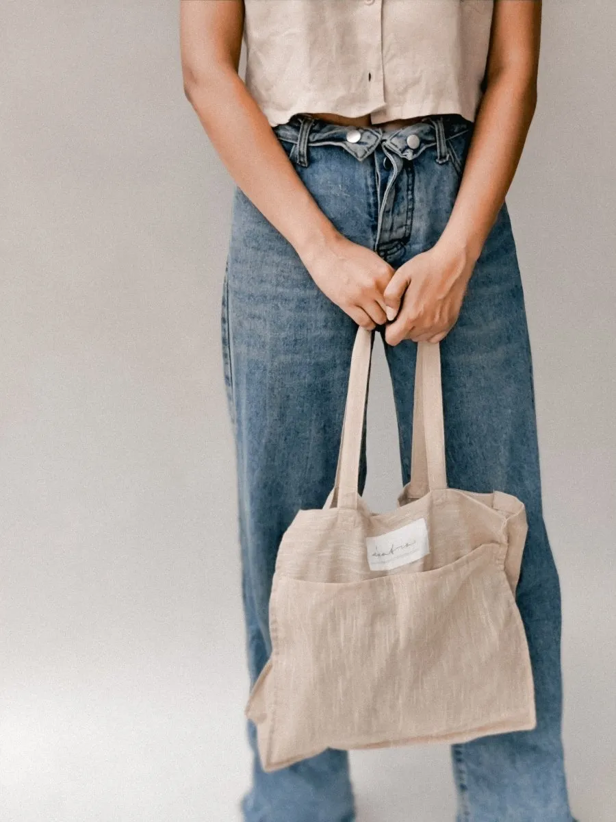 Ekatra Tote Bags with pockets - Eco Friendly