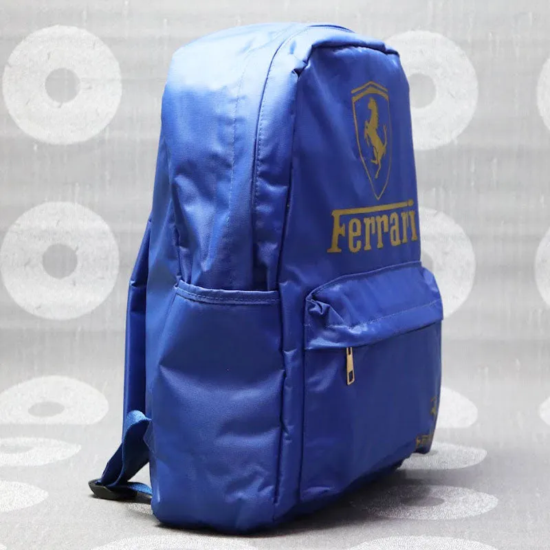 FERRARI Backpack For Boys And Girls, High Quality School Bags, Laptop Backpack Hostel Shoulder Bag #111