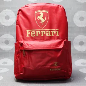 FERRARI Backpack For Boys And Girls, High Quality School Bags, Laptop Backpack Hostel Shoulder Bag #111