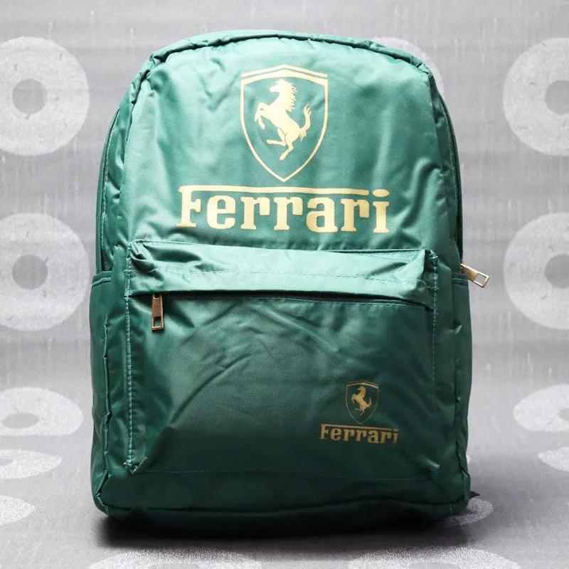 FERRARI Backpack For Boys And Girls, High Quality School Bags, Laptop Backpack Hostel Shoulder Bag #111