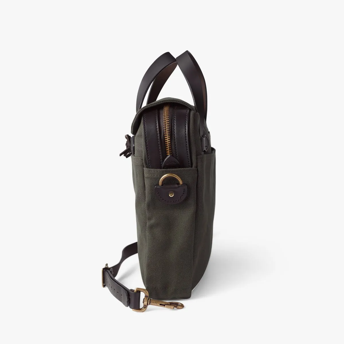FILSON RUGGED TWILL ORIGINAL BRIEFCASE - OTTER GREEN