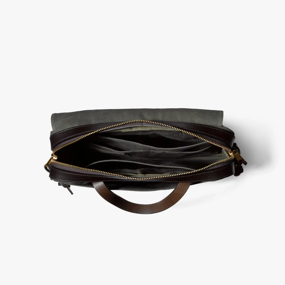 FILSON RUGGED TWILL ORIGINAL BRIEFCASE - OTTER GREEN
