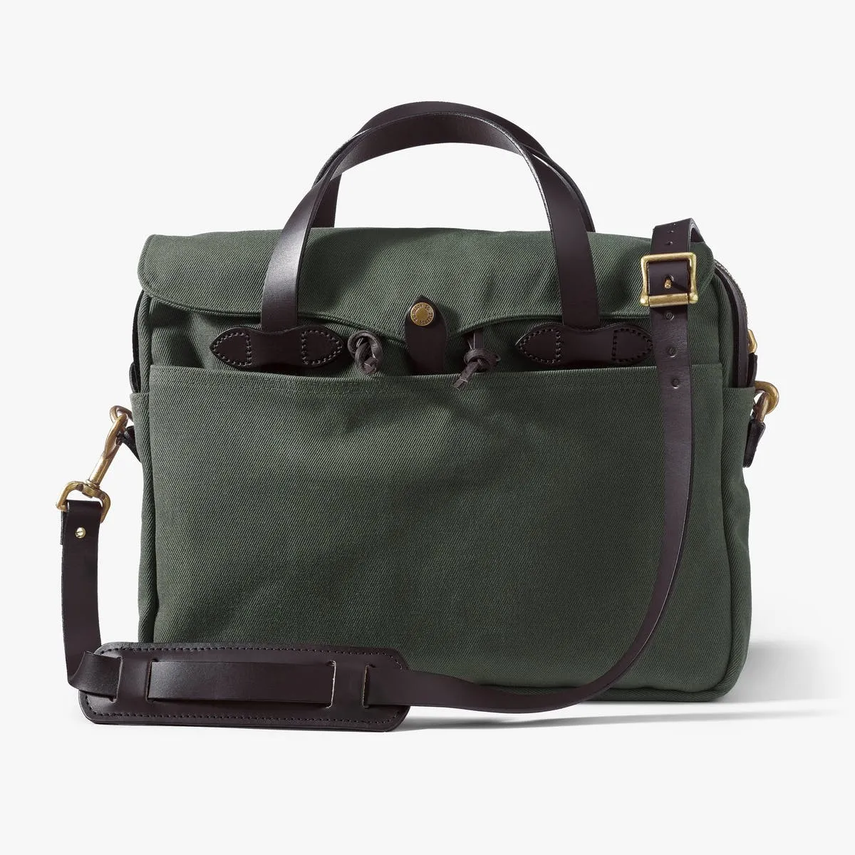 FILSON RUGGED TWILL ORIGINAL BRIEFCASE - OTTER GREEN