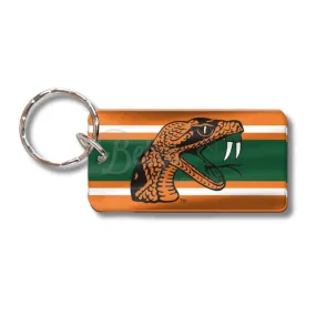Florida A&M FAMU Rattlers Rectangle Keychain