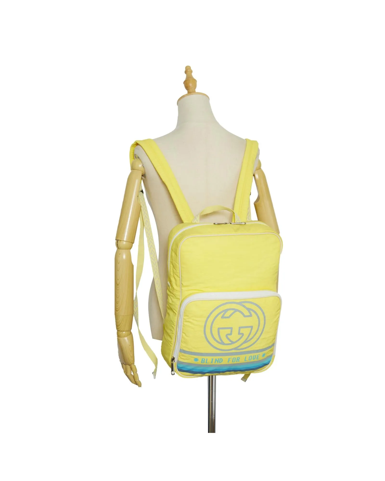 Gucci Blind for Love Backpack Yellow