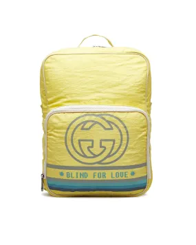 Gucci Blind for Love Backpack Yellow