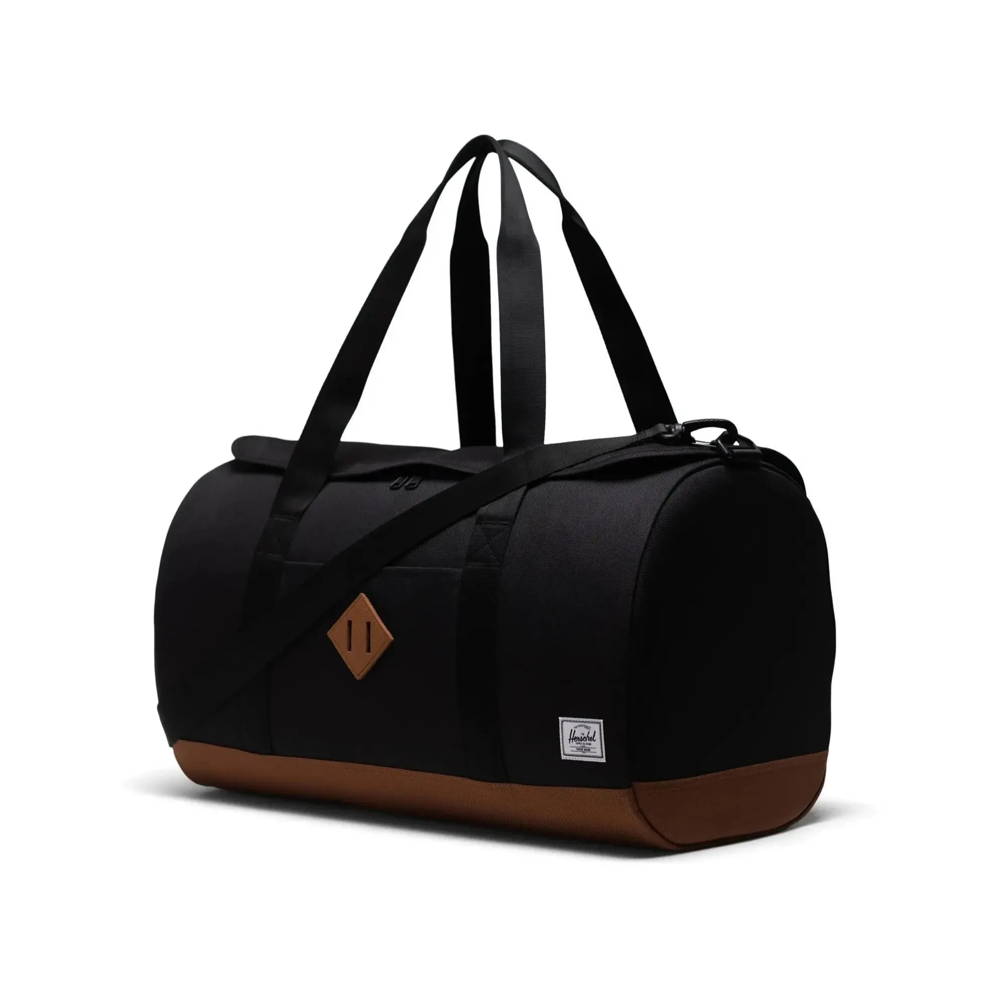 Heritage Duffle (Black   Saddle Brown)