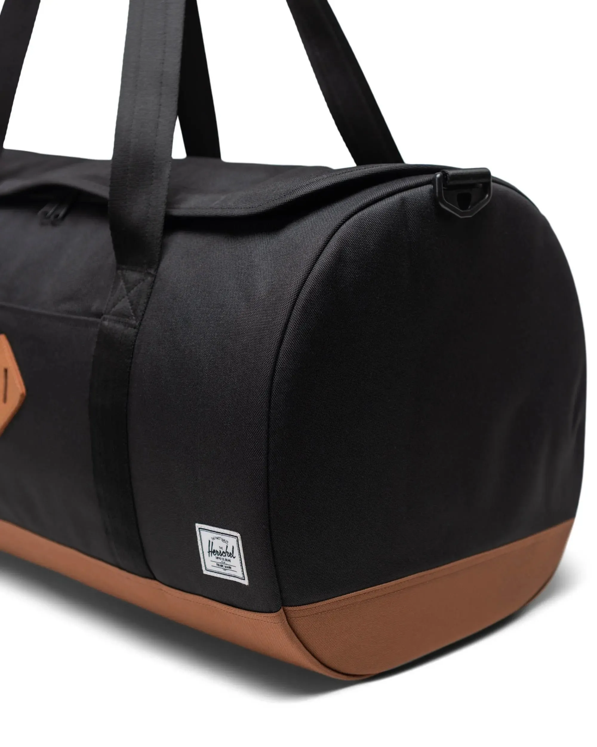 Heritage Duffle (Black   Saddle Brown)