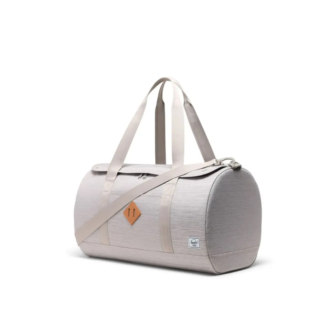 Heritage Duffle (Light Grey Crosshatch)