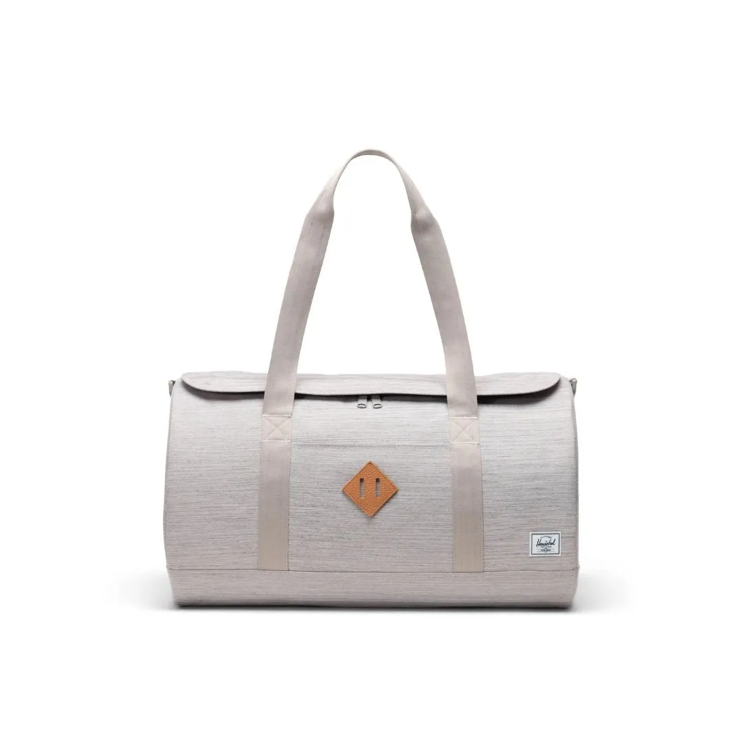 Heritage Duffle (Light Grey Crosshatch)