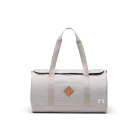 Heritage Duffle (Light Grey Crosshatch)